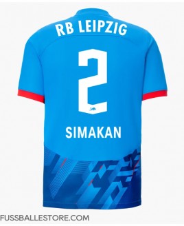 Günstige RB Leipzig Mohamed Simakan #2 3rd trikot 2023-24 Kurzarm